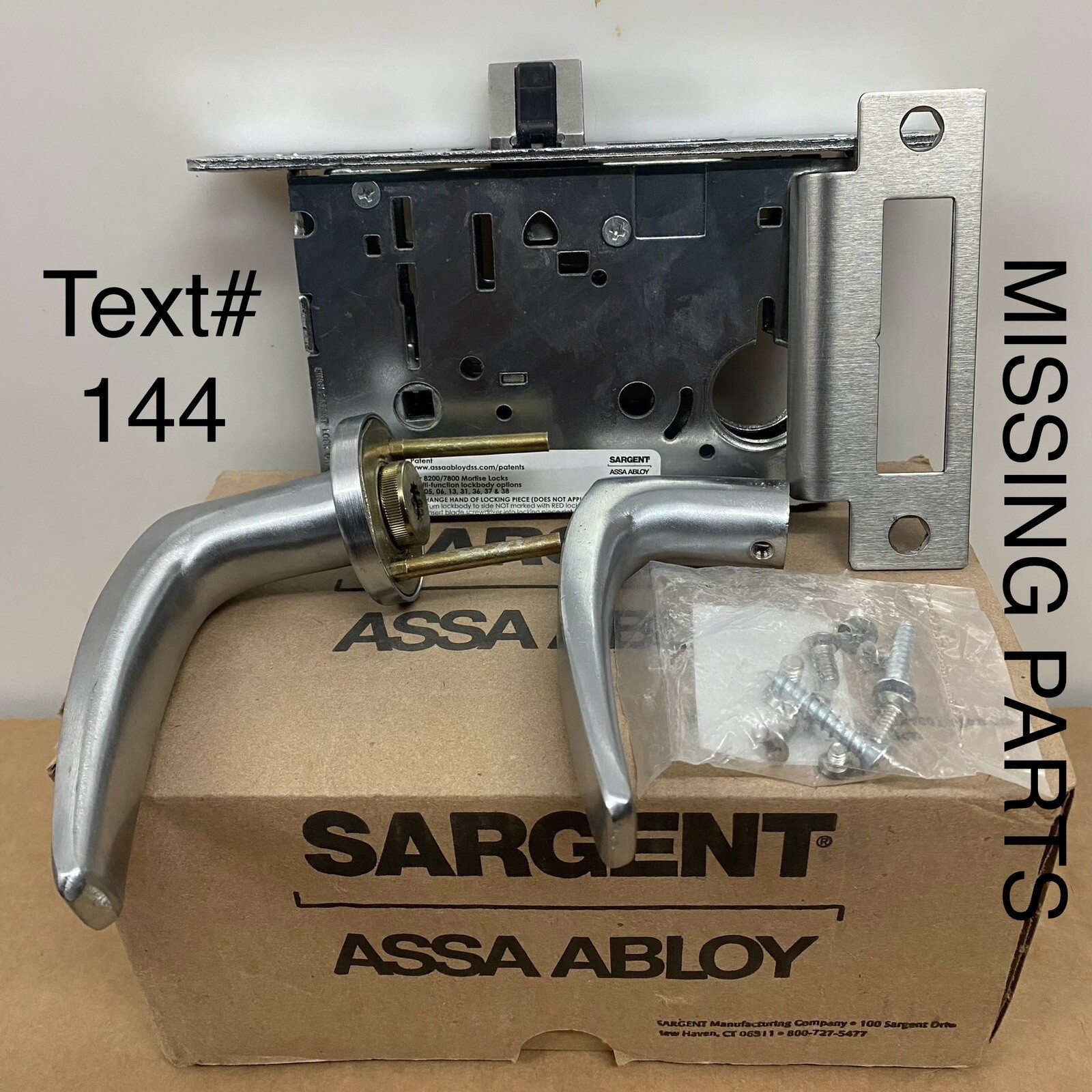 Sargent 8215 LNL Passage or Closet Mortise Lock, 8200 Series eBay