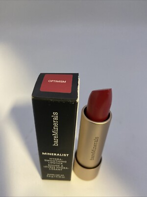 BareMinerals Mineralist Hydra-Smoothing Lipstick OPTIMISM 0.12 Oz