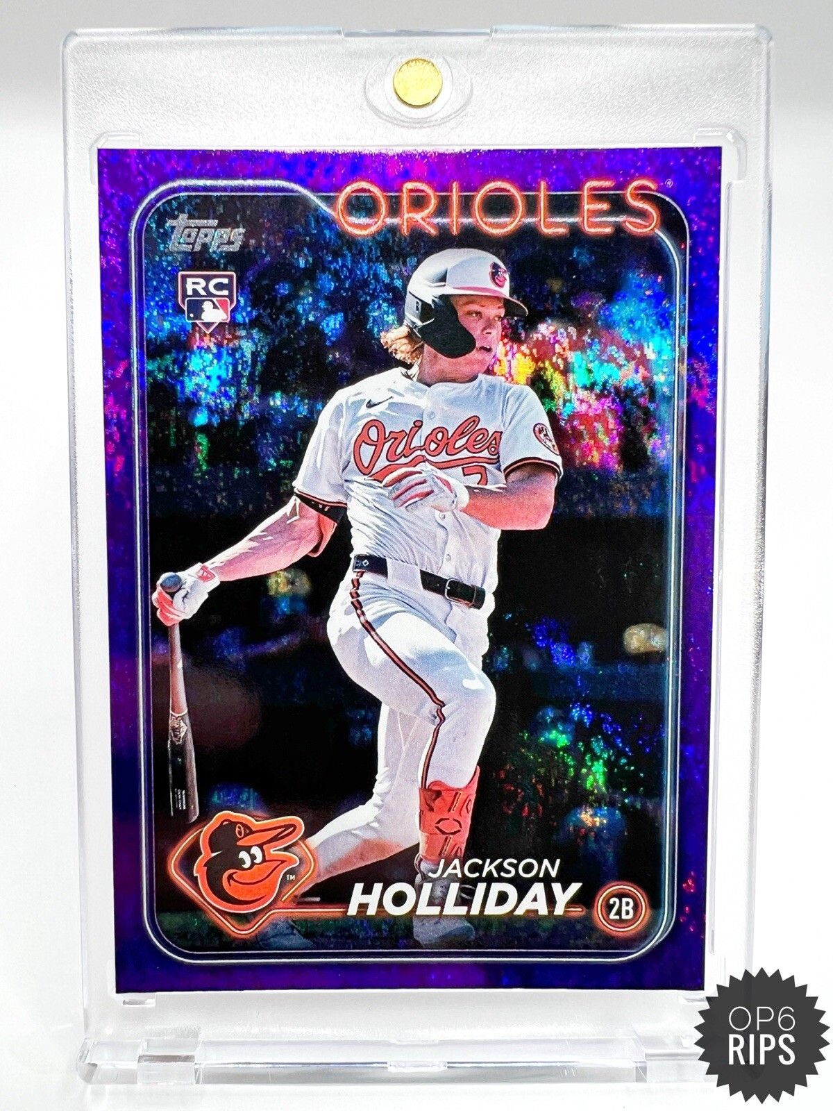 JACKSON HOLLIDAY 2024 Topps Update US50 Purple Foilboard RC Rookie /799