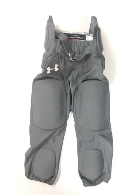 Under Armour Performance Padded Football Pant With D Ring Belt Men's S Grey | eBay