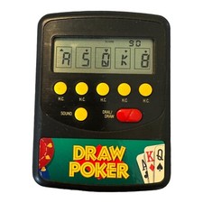 Handheld Electronic Vintage Draw Poker Game WACO WORKS Comes With New Battery