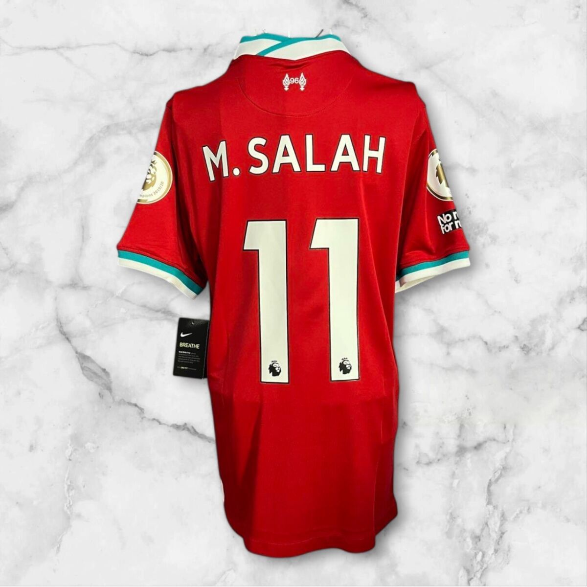 Liverpool FC Mohamed Salah Home Kit Size M Vintage 20/21 Liverpool FC Mohamed Salah Home Kit Size M Vintage 20/21