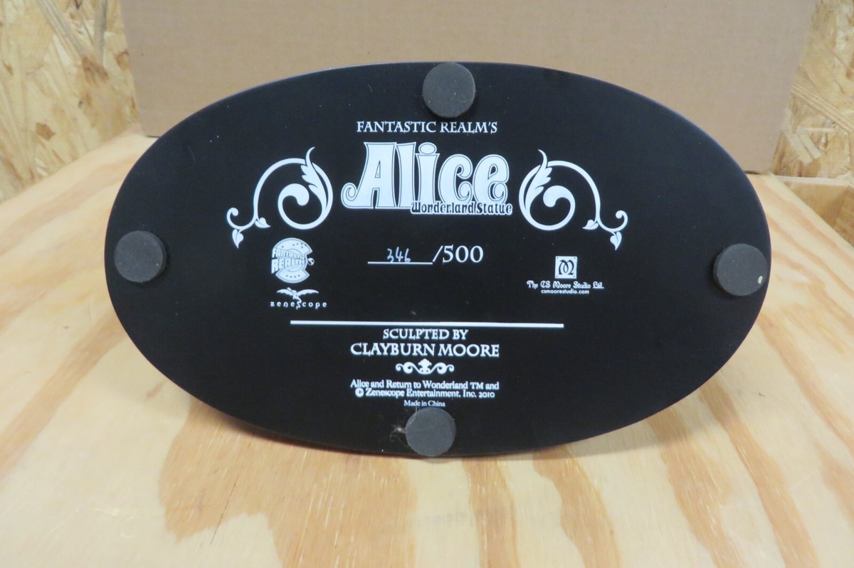 ALICE IN WONDERLAND STATUE Limited to 500 Pieces! CS Moore Studio