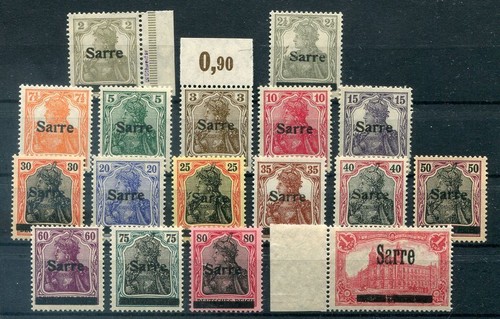 Saar 1/17 Luxury MNH Unstamped BPP (AA8088
