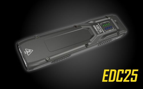 Nitecore EDC25 USB-C Rechargeable LED Flashlight - 3000 Lumens - Picture 1 of 13