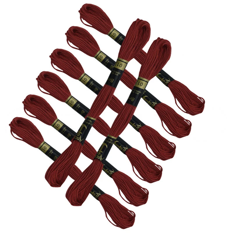 Anchor Thread Cross & Long Embroidery Soft Strandard Cotton Needlepoint,25 Pcs - Image 2 of 4