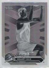 2023-24 Topps Chrome Negative Refractor Gradey Dick #169 1d0h