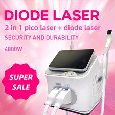 For Diode Laser and Picosecond Laser 2 in 1 808 Diode Laser Hair Removal Machine