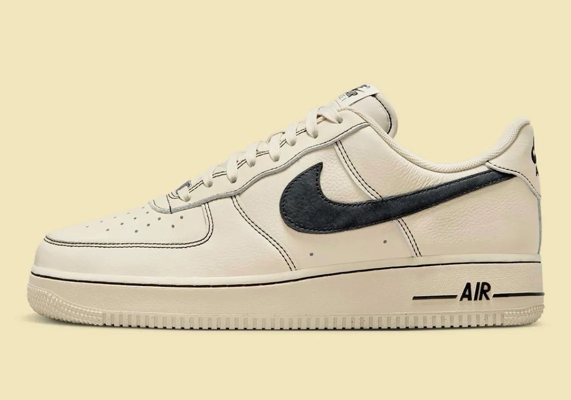 Nike Air Force 1 '07 LV8 Light Khaki Black Sneakers HQ2037-200