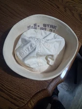 Vintage 1960s Named Sailor Navy Hat Serial Number Naval 7 1/2 Vietnam Real