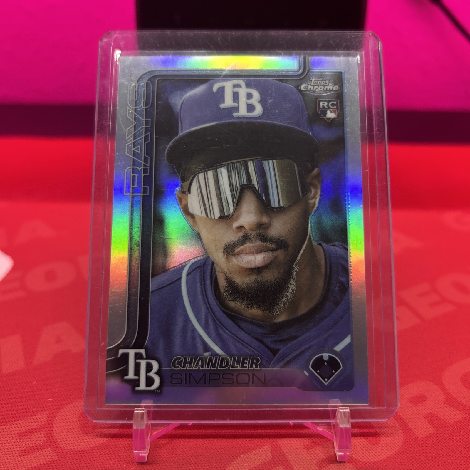 2025 Topps Chrome Update - Image Variation Chandler Simpson RC SSP #USC179 Rays!