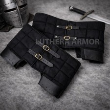 Medieval Load Bearing Belt Padded Cotton Armor Belt for LARP, Renaissance, SCA