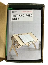 Kiwi Co Eureka Crate Build Your Own Articulated Tilt And Fold Desk Open Box