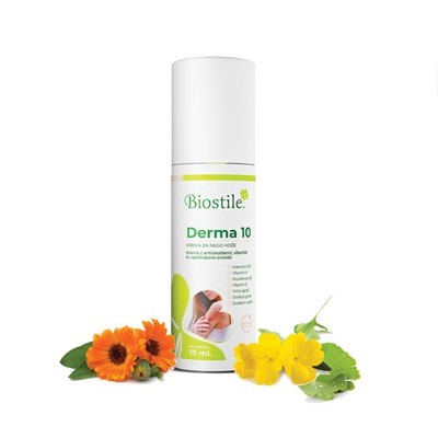 Biostile Derma10   75 ml universelle Pflegecreme mit Sheabutter, Mandelöl