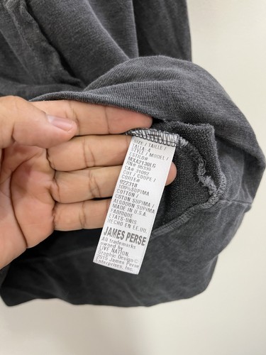 James Perse Vintage French Terry Zip Up Hoodie 4 USA Made Normcore Grunge Street - Bild 9 von 16