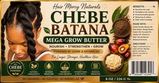 Chebe Batana Hair Growth Butter 8oz | Edge Repair + Length Retention for 4B/4C