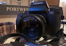 Digitalkamera Fine Life Pro 4K 64 MP Kompaktkamera AutoFocus WiFi 64GB SD-Karte