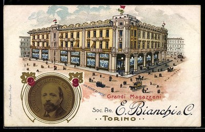 Torino, Grandi Magazzeni, Soc. An. E. Bianchi & C., Ansichtskarte 