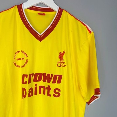 LIVERPOOL F. A CUP WINNER 1985/1986 RETRO 100% ORIGINAL JERSEY