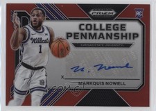 2023-24 Prizm Draft Picks College Penmanship Red 40/199 Markquis Nowell Auto mv7