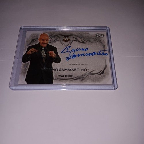 Bruno Sammartino 2015 Topps WWE Undisputed Legends Autograph Card: UA-BS