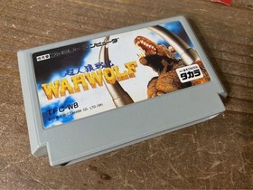 [FC] Famicom Software Choujinro Senki Warwolf [Box /Instruction /Startup