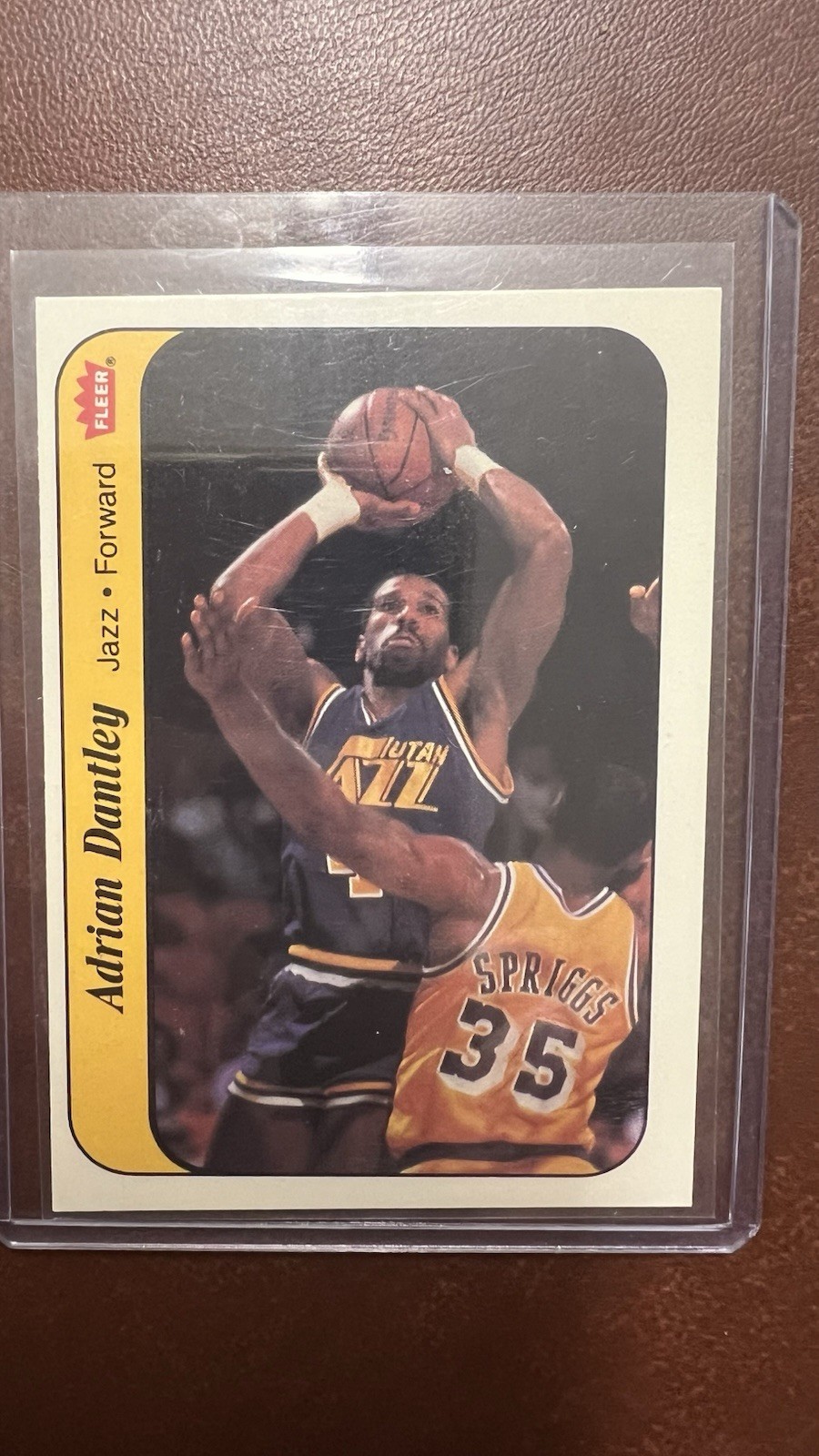 1986-87 Fleer - Stickers Adrian Dantley #3, NM