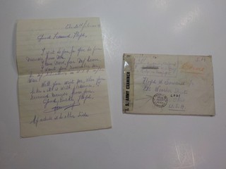 WW2 Letter 1945 Belgian Soldier 146th Armored Signal Co. Europe Cover WW 2 WWII