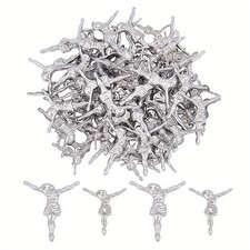 1box Stainless Steel Cabochons 18 26x16 23x1.2 2mm 100pcs/box Jewelry making
