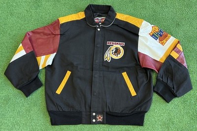 Jeff Hamilton Washington Redskins NFL Leather Jacket Size XXL