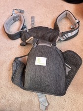 Baby Hip Seat Carrier/Waist Adjustable Strap Pocket Soft w/Storage - Grey