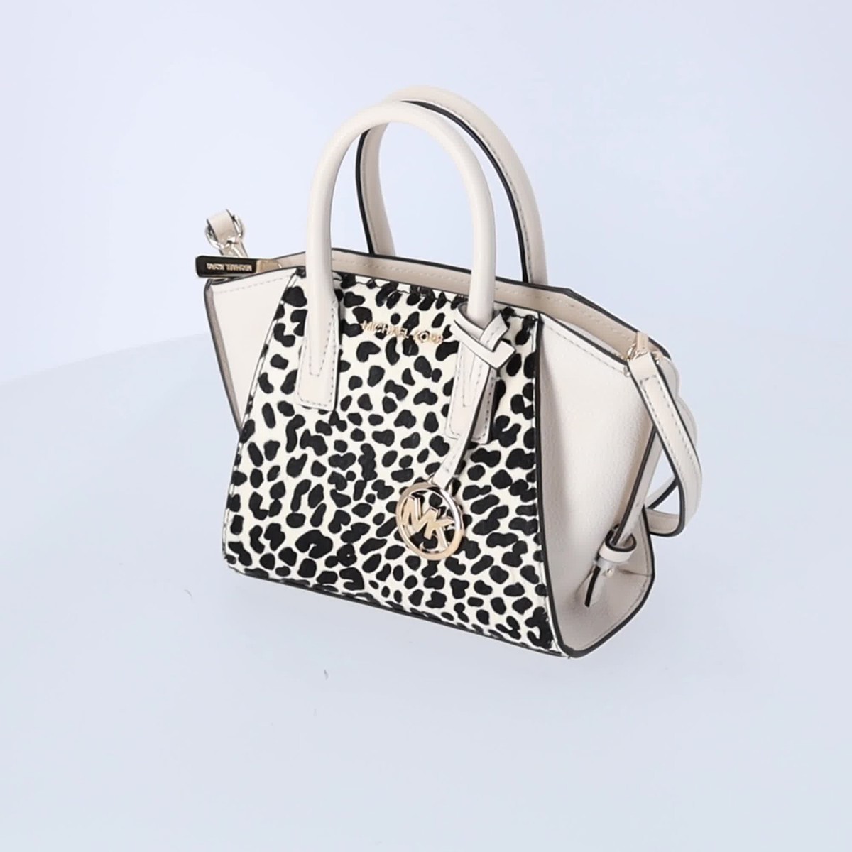 Michael Kors Avril XS Satchel Shoulder Crossbody Bag Exotic Light