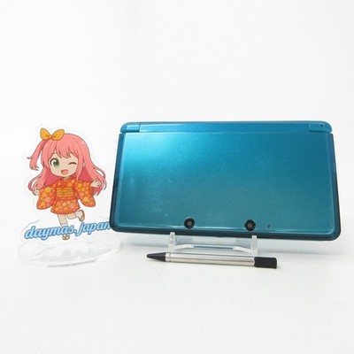 【Sehr Gut】Nintendo 3DS Aqua Blau NUR Konsole Japanische Edition #NET0524/02
