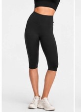 Victoria’s Secret VSX Knockout Capri Leggings Negros Tiro Alto Nuevos con Etiquetas