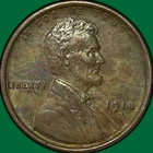 1918-D Lincoln Wheat Cent Almost Uncirculated AU Coin #35295