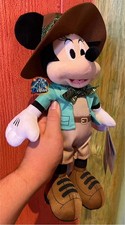 Disney Parks 2026 Animal Kingdom Minnie Mouse Safari Stuffed Animal Plush NEW