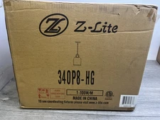 Z-Lite Kinsley Pendant 1-Light Heirloom Gold 100 Watts 340P8-HG