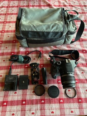 Canon EOS Rebel 550D 18.0MP DSLR + 18-55mm
