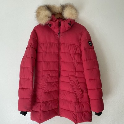 Pajar Canada Women s Large Parka Queens Puffer Down Jacket Hood Nylon Spandex