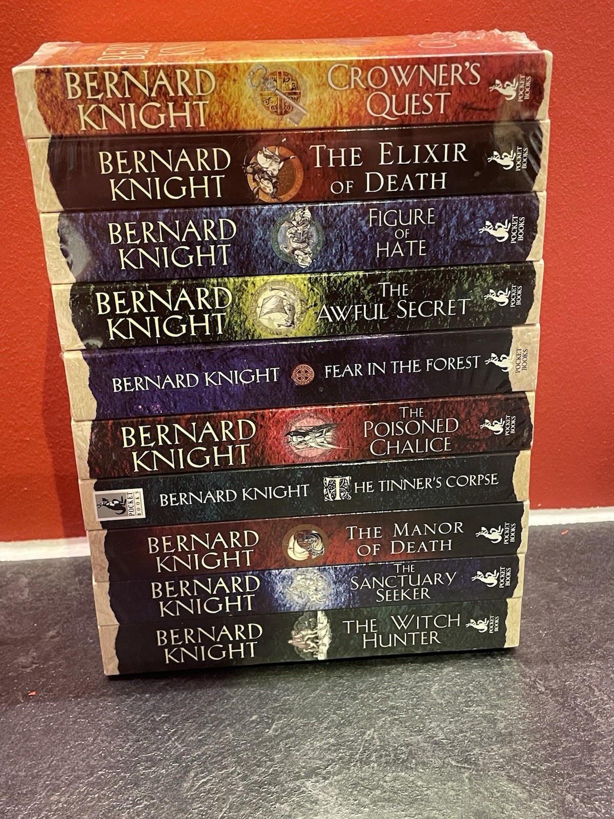 Bernard Knight Crowner John Mystery The Grim Reaper 10x Book Bundle NEW