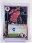 MATHIS LAMBOURDE 2023 TOPPS CHROME MERLIN EUROPA ROOKIE RC AUTO Q3442