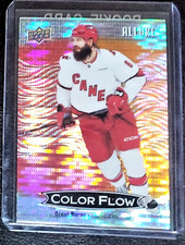 2024-25 ALLURE HOCKEY.  COLOR FLOW. Red-Orange. BRENT BURNS.  097/150  CFL-13