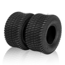 Two 18x9.50-8 Lawn Mower Golf Cart Turf Tires 4 Ply 18x9.5x8 Tubeless 624Lbs
