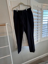 Officine Générale Navy Seersucker Drawstring Trousers Pants Size 48