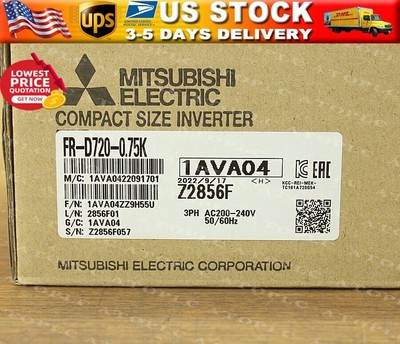 1PC MITSUBISHI FR-D720-0.75K FRD7200.75K Inverter New Fast Shipping  US Free TAX