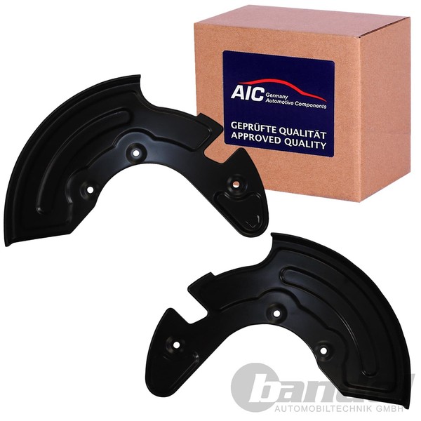 2X AIC Spritzblech Bremsscheibe Vorne FüR Audi A4 B5 A6 C5 + VW Passat 3B-image