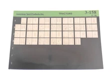 American Yard Products 3-158 Tractors Rev:8-98 Microfiche