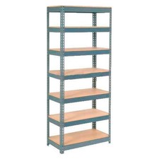 Global Industrial Extra Heavy Duty Shelving 48"W x 12"D x 84"H With 7 Shelves