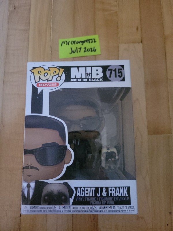 Funko Pop! Vinyl: Men in Black - Agent J & Frank #715 Will Smith