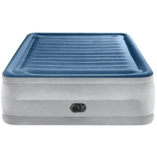 Dura-Beam: Comfort-Plush Air Mattress 22" Queen - BLUE EXCLUSIVE